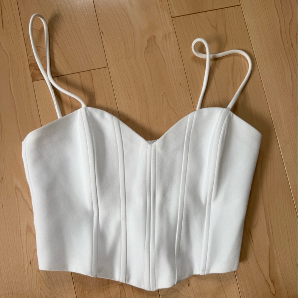 Zara White Corset ,XS
